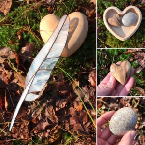 'Plekje in mijn hart' Vederlicht set