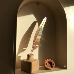 'Levenspad' nr. 10 Vederlicht glasveer
