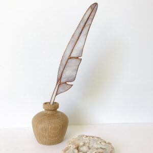 'Levenspad' nr. 5 Vederlicht glasveer