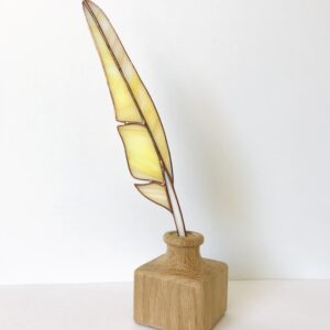 'Levenspad' nr. 6 Vederlicht glasveer