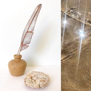 'Levenspad' nr. 5 Vederlicht glasveer