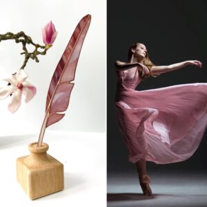 'Levenspad' nr. 1 Vederlicht glasveer