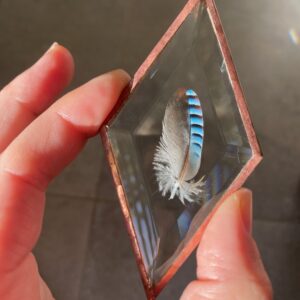 'Vlaamse Gaai' Vederlicht ornament nr. 10