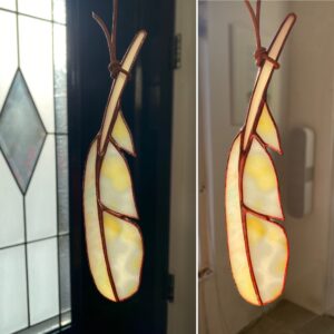 'Vreugde' Vederlicht glasveer