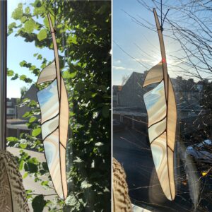 'Flow' XL Vederlicht glasveer