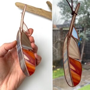 'Roodborstje' Nr. 1 Vederlicht glasveer