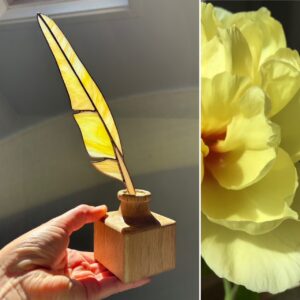 'Levenspad' nr. 6 Vederlicht glasveer