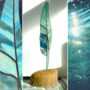 'Rust' Vederlicht glasveer